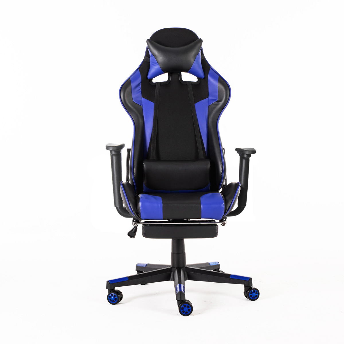 High Back Racing Reclining Adjustable Rotating Pu Leather Gaming