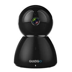 GUUDGO GD-SC03 Snowman 1080P Cloud WIFI IP Camera Black Pan&Tilt IR-Cut Night Vision Two-way Audio M otion Detection Alarm Camera Monitor Support Amazon-AWS[Amazon Web Services] Cloud Storage Service