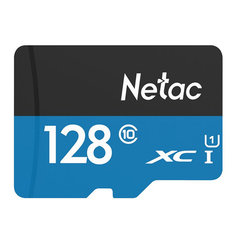 Netac P500 128 GB Clase 10 Tarjeta de memoria de almacenamiento de datos de alta velocidad Tarjeta TF para teléfono celular
