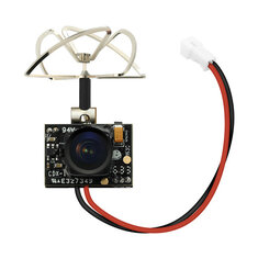 Eachine TX02 NTSC Super Mini AIO 5.8G 40CH 200mW VTX 600TVL 1/4 CMOS Telecamera FPV