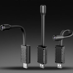 U21 4 K WIFI USB Kamera Gerçek Zamanlı Gözetim Hareket Algılama 160 ° IP Kamera