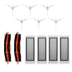 6 stks zijborstel 4 stks HEPA filter 2 stks hoofdborstel Geschikt voor Xiaomi Robot Stofzuiger Roborock S50 Xiaomi Roborock Xiaomi Mi Robot Xiaowa