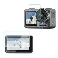 2.5D Anti-kras Gehard Glas Screen Protector Beschermfoliesets Wissen voor DJI OSMO ACTION Camera