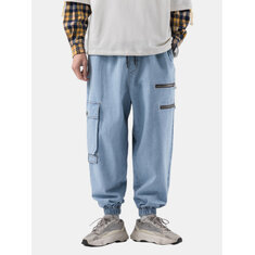 メンズニューファッションカジュアルルーズPlusサイズハンサムレトロジーンズ