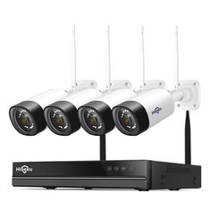 Hiseeu H.265 CCTV POE NVR Kit 8CH 4MP Waterdichte POE IP Camera Bullet Home Security Camerasysteem Outdoor ONVIF