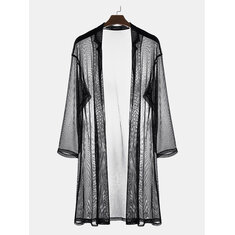 Męskie długie kardigany