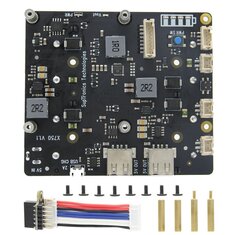 X750 Shield 18650 UPS HAT & Carte d'extension de gestion de l'alimentation sécurisée pour Raspberry Pi 4 Model B / 3B + / 3B / 2B