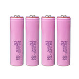 4PCS Samsung INR18650-30Q 3000mAh Batterie 18650 Non Protégée de haut du Bouton