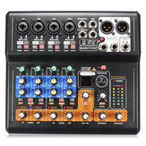 Portable 8 Channel Professional Live Studio Audio KTV Karaoke Mixer Console de mistura USB 48V