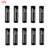 10pcs 3.7V 6000mAh 18650 non Protégé Batterie Li-ion Rechargeable