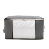 60x40x35cm Portable Vêtements Sac De Stockage De Couette Pochette Lavable Organisateur De Literie Avec La Vision Claire