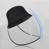 Original
PVC protectora plegable Mascara Caps gotita de polvo de saliva antiniebla