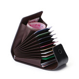 IPRee® Men's Card Pack Card Set Multifunktions-Münze Geldbeutel Dokumententasche mit Schnalle