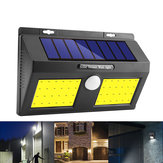 100 COB LED mur solaire énergie solaire PIR cour de sécurité extérieure capteur de mouvement jardin 