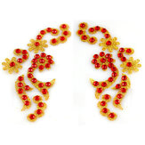 Decorazioni di Halloween Gli occhi del partito 3D del rhinestone gioca il gioiello del gemma autoadesivo autoattivo ciglia impermeabile