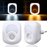 2W 23 LED Lumière-contrôlée et PIR Capteur Night Light Plug-in Couloir Chambre Maison Lampe de Secours