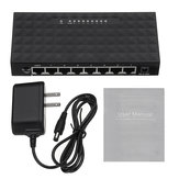 8 ports RJ45 10 / 100Mbps Ethernet Switch réseau Adaptateur LAN Lan Hub pour routeurs Modems
