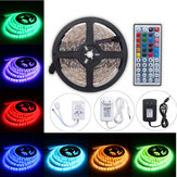 5M 24W RGB SMD5050 Waterdichte 300 LED Strip Light + 44 Key Remote 12V 2A Power Adapter Full Kit