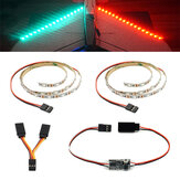 Original
DIY RC LED Kit de tiras Verde Rojo Flash Luz nocturna con Control remoto Módulo controlador 5V para Ala fija RC Avión