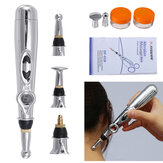 Original
Analgesia electrónica de pulso Pluma Punto de acupuntura para el alivio del dolor corporal Masaje Pluma con manual de 3 cabezales Masajer