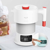 Deerma DEM-DH207 0.6L draagbare reizen opvouwbare waterkoker Smart Touch Control Isolatie Pot