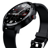 Microwear L9 Pantalla táctil redonda completa Bisel de acero inoxidable ECG Corazón Tasa de O2 IP68 Facebook Pantalla Reloj inteligente de negocios 