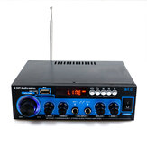 Original
AK-660 1000W Dual Channel bluetooth Power Amplificador HiFi AMP Coche Soporte de audio estéreo USB SD Coched FM MP3 Speaker con Control remoto