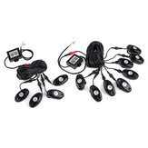 Original
4Pcs / 8Pcs RGB LED Rock Lights Atmosphere Lámpara Música inalámbrica bluetooth para Jeep SUV Offroad