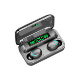 Original
F9-5 TWS bluetooth 5.0 Tres LED Potencia Pantalla Auricular Impermeable Auriculares estéreo inalámbricos con carga Caja