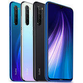 Xiaomi Redmi Note 8 Global Version Appareil photo arrière 4 pouces 48MP Quad 4GB 64GB 4000mAh Snapdragon 665 noyau Octa 4G Téléphone intelligent