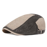 Original
Gorras de boina de colores de patchwork de algodón para hombre