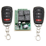 Original
433MHz 12V 4CH Relé de canal RF inalámbrico Control remoto Interruptor 2 Transmisor + Receptor