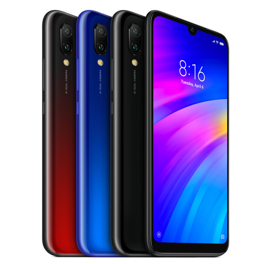 Xiaomi Redmi 7 Global Version 6.26 inç Çift Arka Kamera 3 GB Veri deposu 64GB ROM Snapdragon 632 Octa Core 4G Akıllı Telefon