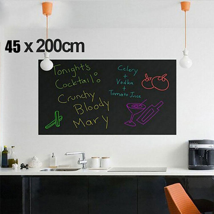 45x200cm Wandaufkleber Abnehmbare Tafel Kinderzimmer Dekor Tafel