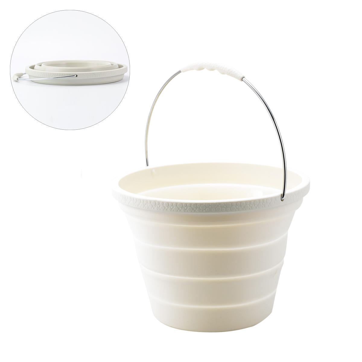 Folding Collapsible Bucket Barrel Water Container Car Washing Outdoor Use de