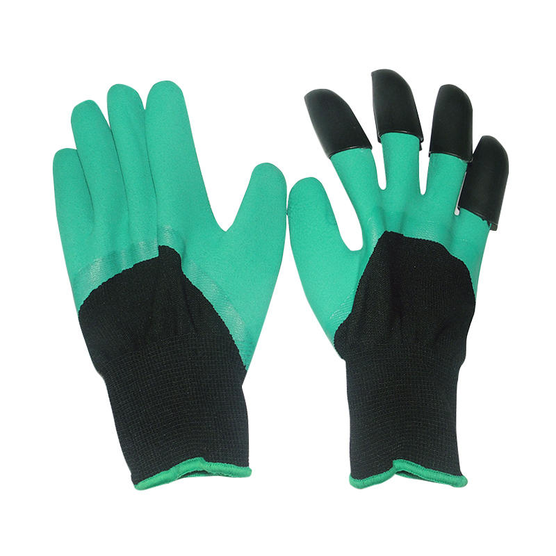 Garten Handschuhe Mit 4 ABS Kunststoff Krallen for Garten graben Pflanzen