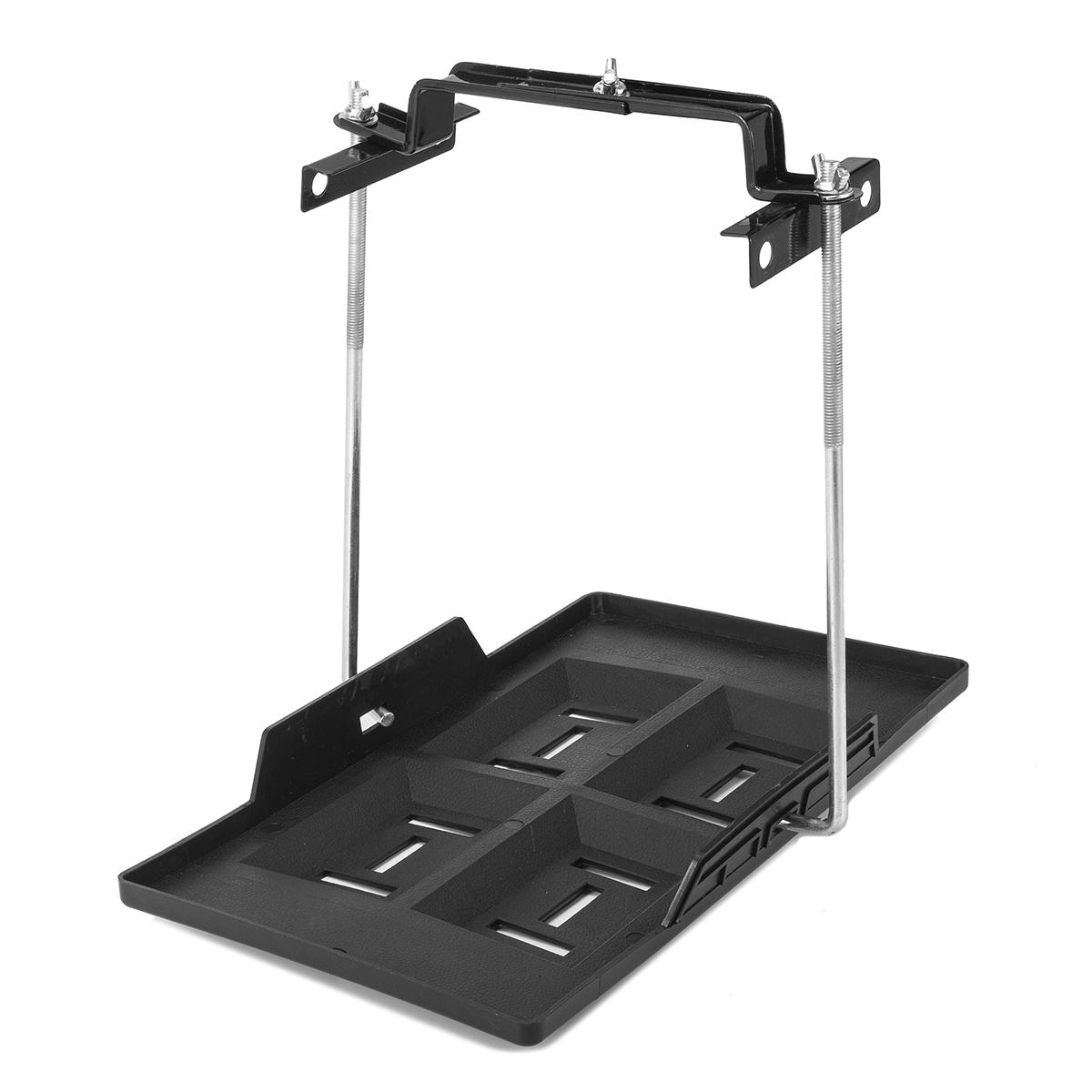 regolabile in metallo universale Vassoio per batteria auto supporto per batteria da auto