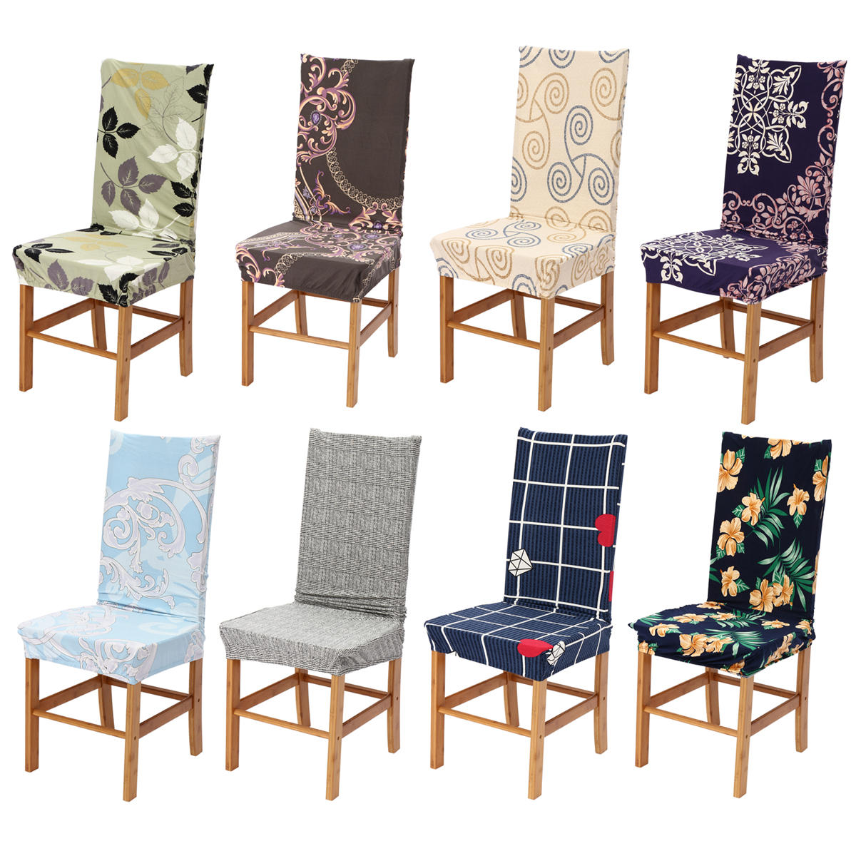 Dining Room Wedding Banquet Chair Covers Party Decor Seat Cover Stretch Spandex