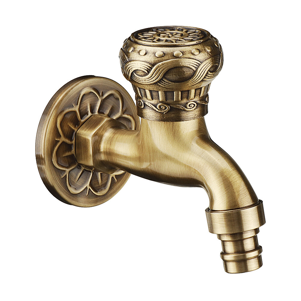 1 2 Inch Copper Washing Machine Faucet Mop Pool Sink Tap Wall
