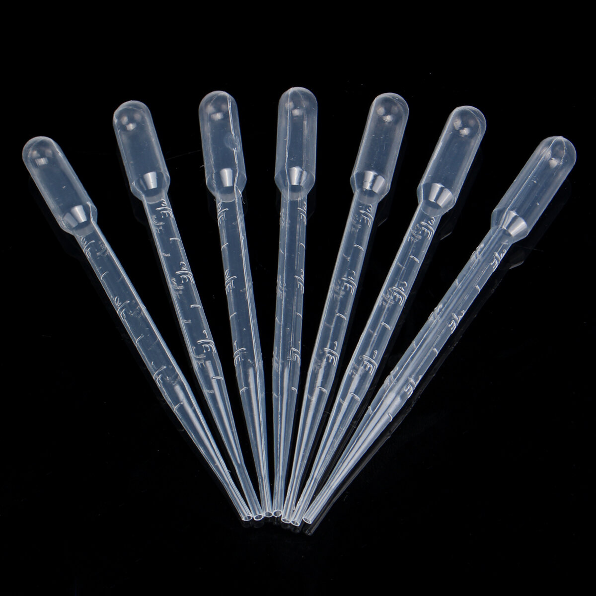 100 unids pipetas de plástico de 3 ml sistema de gotero de ojos