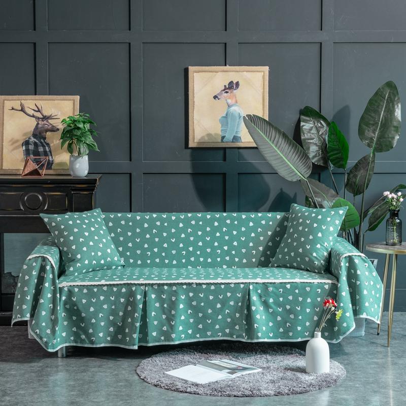 Sofa Cover Couch Slipcover Cotton Blend 1 4 Seater Pet Dog Sofa