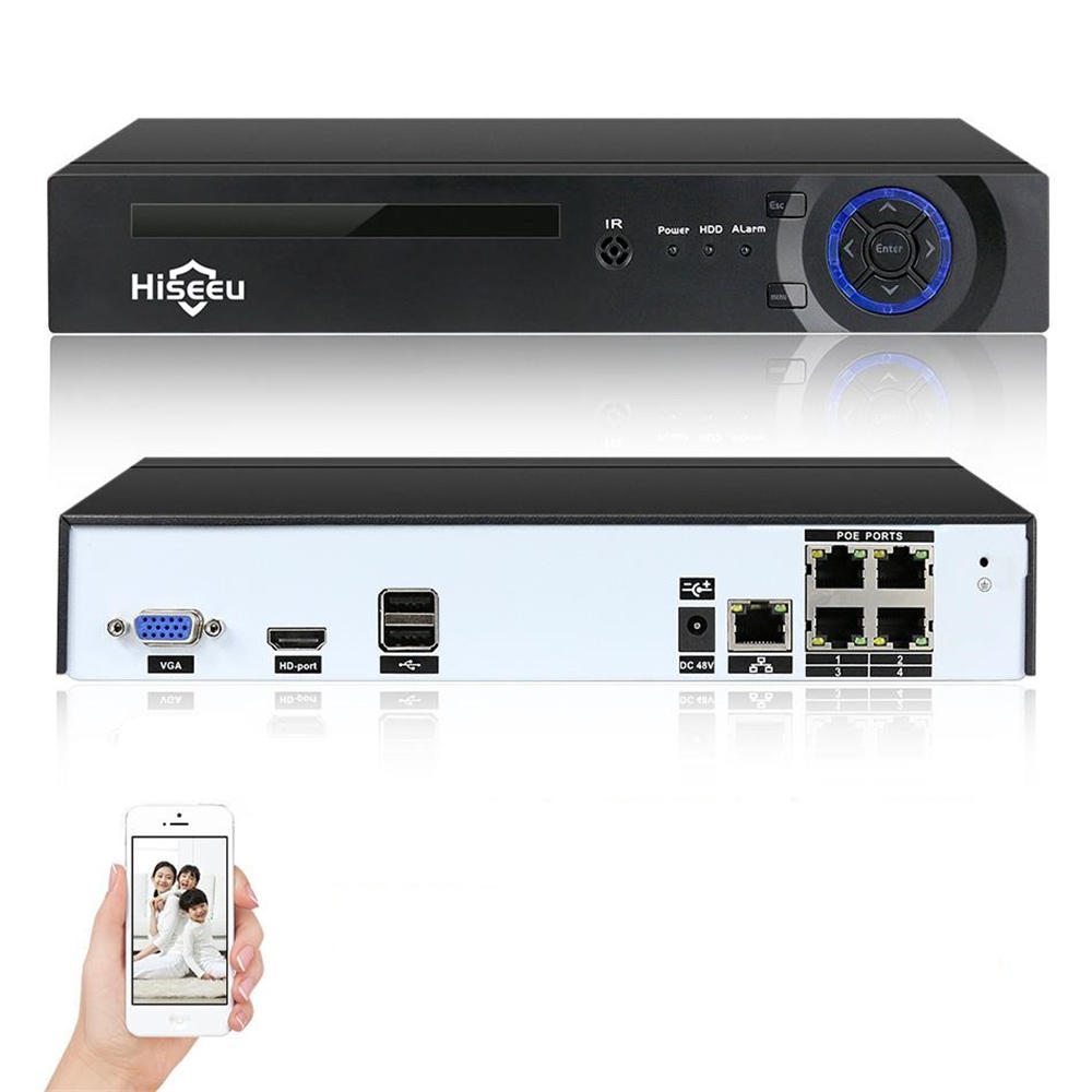720P H.265 Netzwerk-Videorecorder Audio Onvif FTP HD 1080P 4MP 8CH NVR 5MP