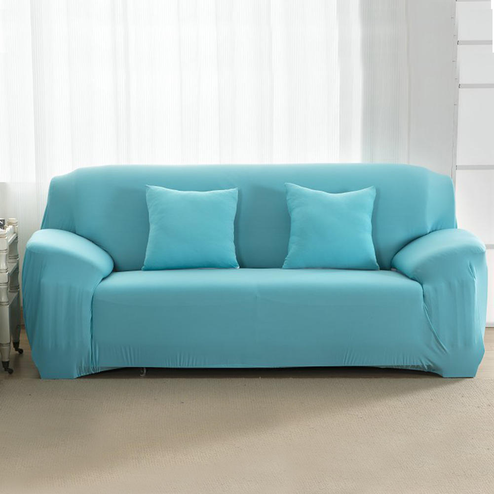 Honana High Elastic Washable Anti Mite Pure Warna Fabric Sofa Honana High Elastic Washable Anti Mite