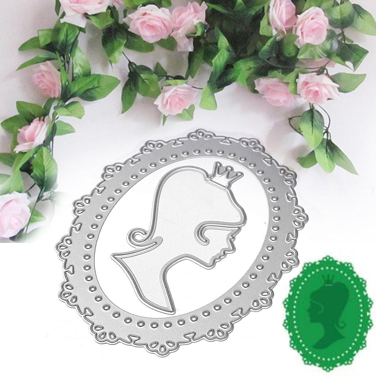 Girl Metal Cutting Dies Stencil DIY Scrapbook Album Embossing Paper Card Craft