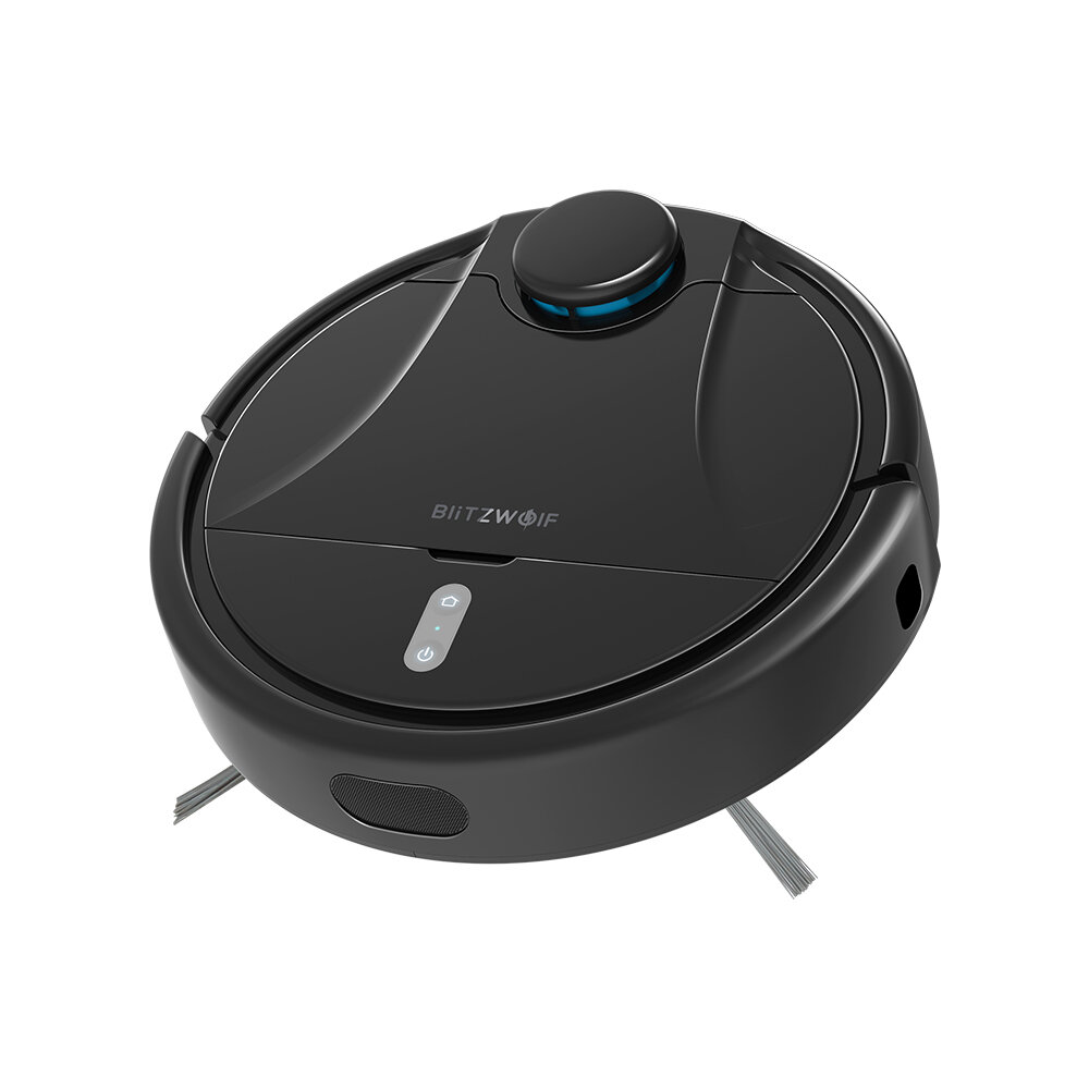 BlitzWolf® BW-VC1 Smart Robot Vacuum Cleaner LSD Laser Navigation, 2200Pa Strong Suction, 5200mAh Battery, APP Remote Control, Super Quiet, Self-Charging, 360°Anti-Collision & Anti Drop, Carpet & Hard