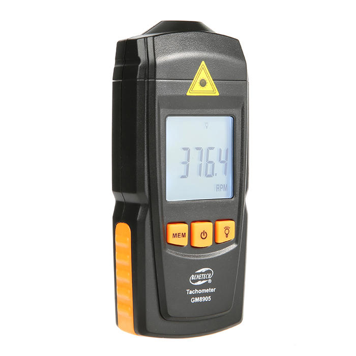 Digital Tachymètre RPM Vitesse de rotation Gauge Meter Testeur Compteur de tours Tach