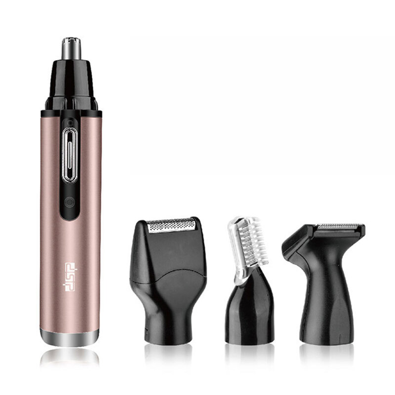 4 In 1 Usb Charging Electric Low Noise Nose Hair Trimmer At