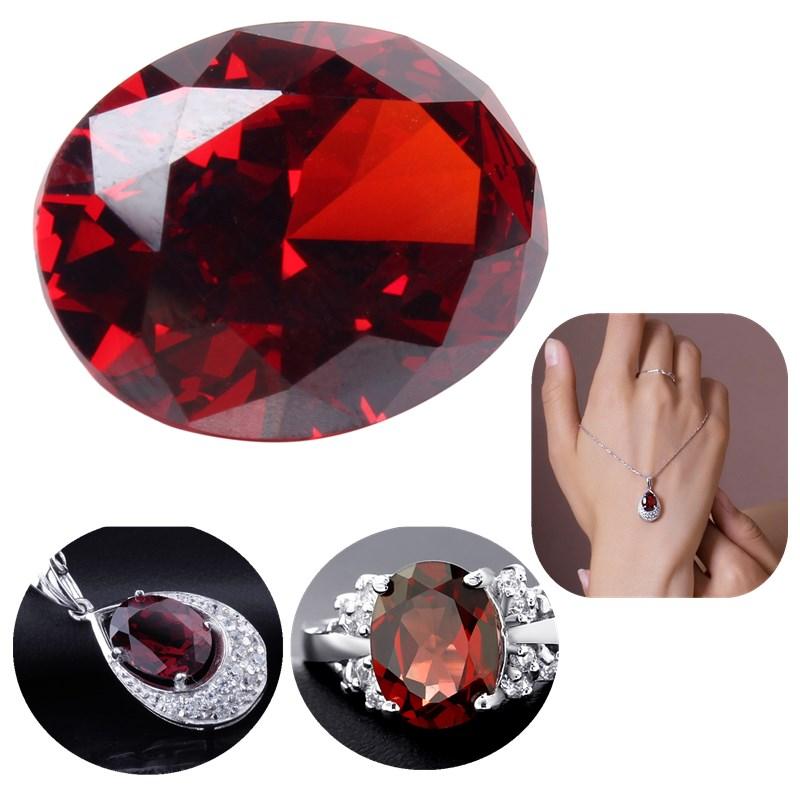 Fashion 13.89CT BLOOD RED RUBY UNHEATED 12X16MM OVAL CUT LOOSE GEMSTONES
