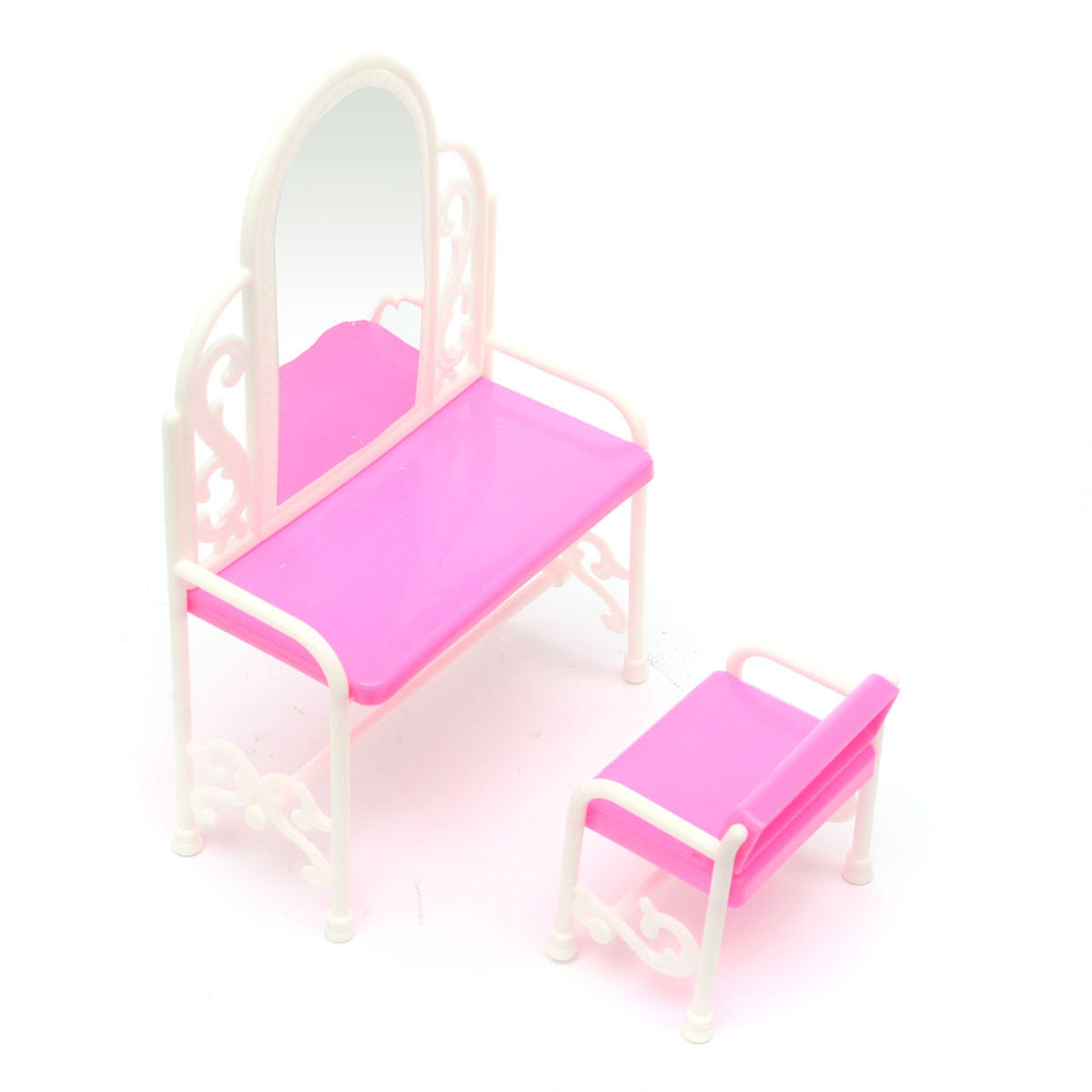 Para Mesa Sillas Dormitorio MuñecasJuguetes BarbiesMuebles Muñecas Casa Set Precioso De thQrsCBdxo