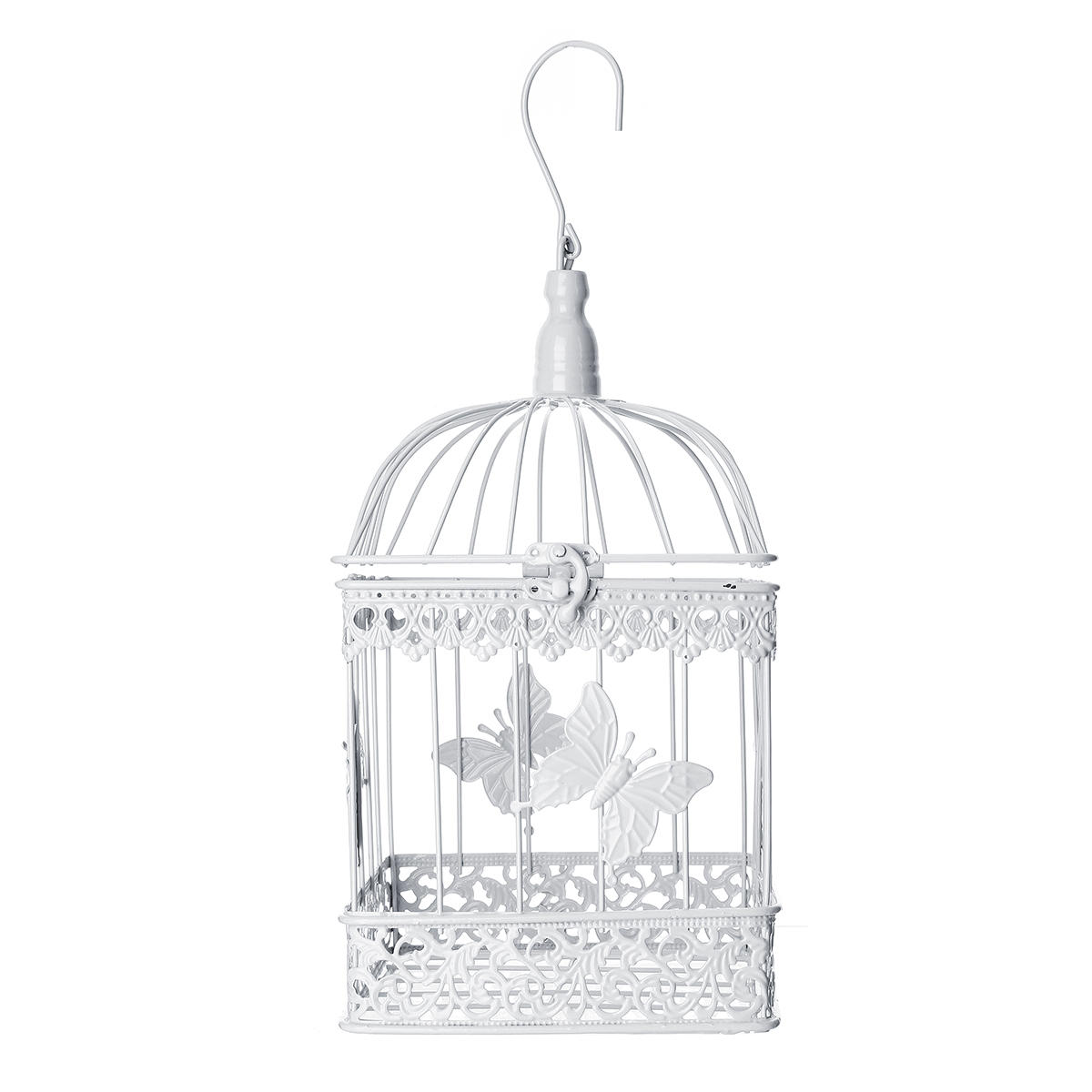 Wishing Well Bird Cage Wedding White Birdcage Cards Box Decor